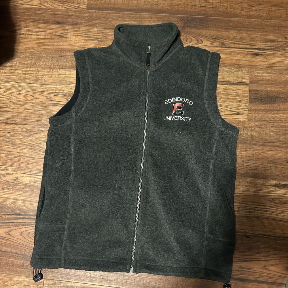 Vintage Edinboro University Fleece Vest